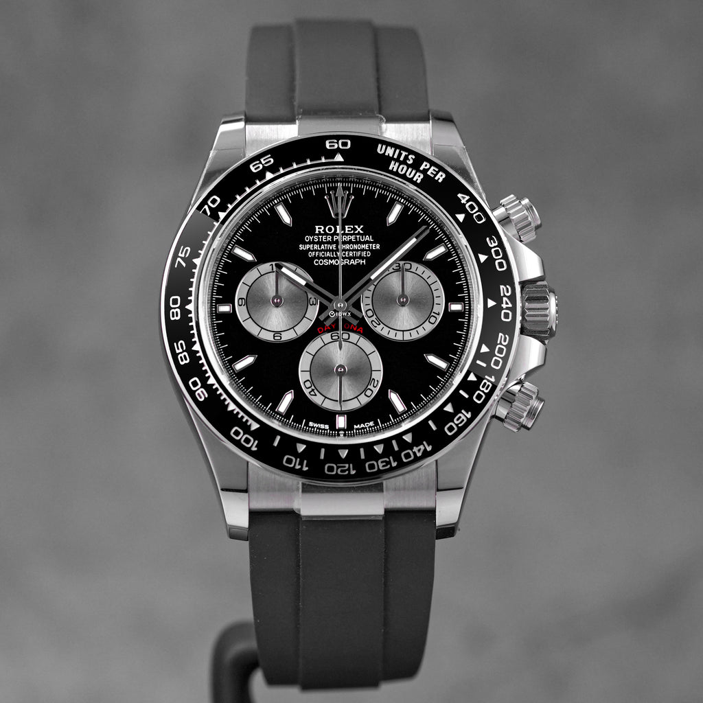 Rolex Daytona men's mirror watch, black dial – view 3