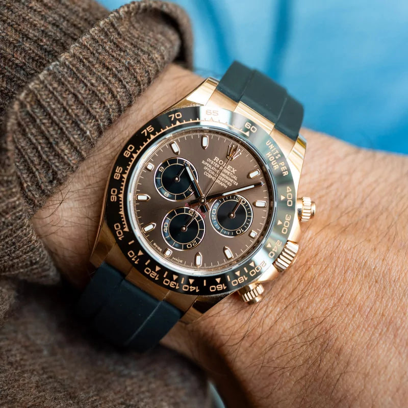 Rolex Daytona men's mirror watch, brown dial – view 2