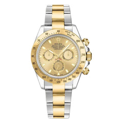 Rolex Daytona 40mm Men's Mirror Automatic Watch – Gold-Tone Dial & Two-Tone Silver & Gold-Tone Stainless Steel Bracelet