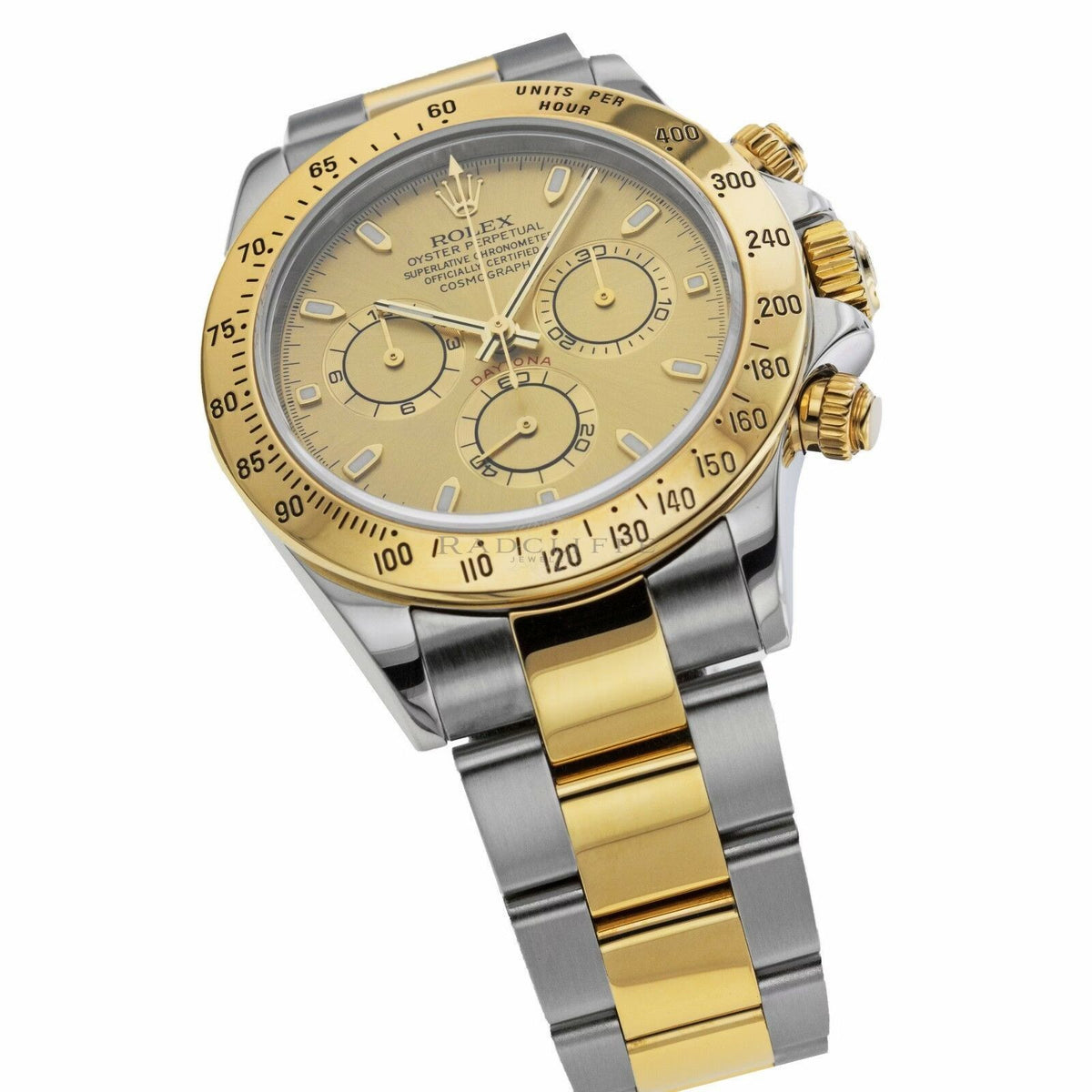 Rolex Daytona men's mirror watch, gold-tone dial – view 2