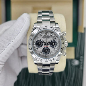 Rolex Daytona men's mirror watch, silver dial – view 5