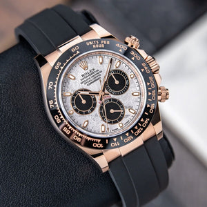 Rolex Daytona men's mirror watch, silver dial – view 3