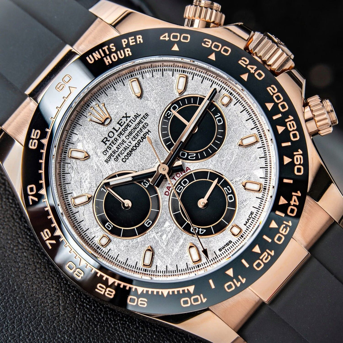 Rolex Daytona men's mirror watch, silver dial – view 9