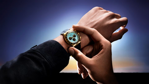 Rolex Daytona men's mirror watch, ice blue dial – view 2