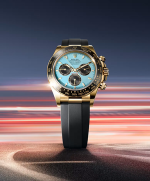 Rolex Daytona men's mirror watch, ice blue dial – view 3