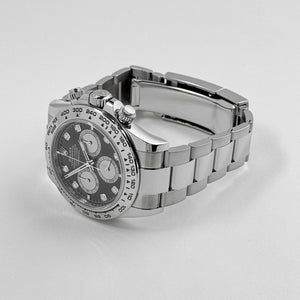 Rolex Daytona men's mirror watch, black dial – view 3