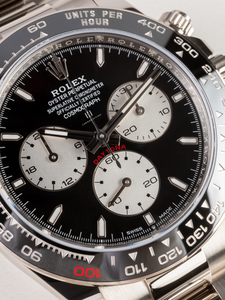 Rolex Daytona men's mirror watch, black dial – view 5