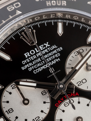 Rolex Daytona men's mirror watch, black dial – view 6
