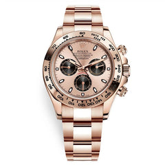 Rolex Daytona Men's Mirror Automatic Watch – Copper Dial & Rose Gold-Tone Stainless Steel Bracelet