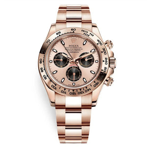 Rolex Daytona Men's Mirror Automatic Watch – Copper Dial & Rose Gold-Tone Stainless Steel Bracelet
