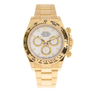 Rolex Daytona men's mirror watch, white dial – view 2