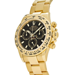 Rolex Daytona men's mirror watch, black dial – view 2