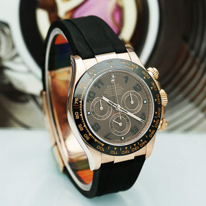 Rolex Daytona men's mirror watch, brown dial – view 2