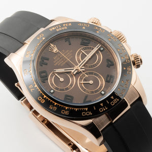 Rolex Daytona men's mirror watch, brown dial – view 3