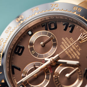 Rolex Daytona men's mirror watch, brown dial – view 7