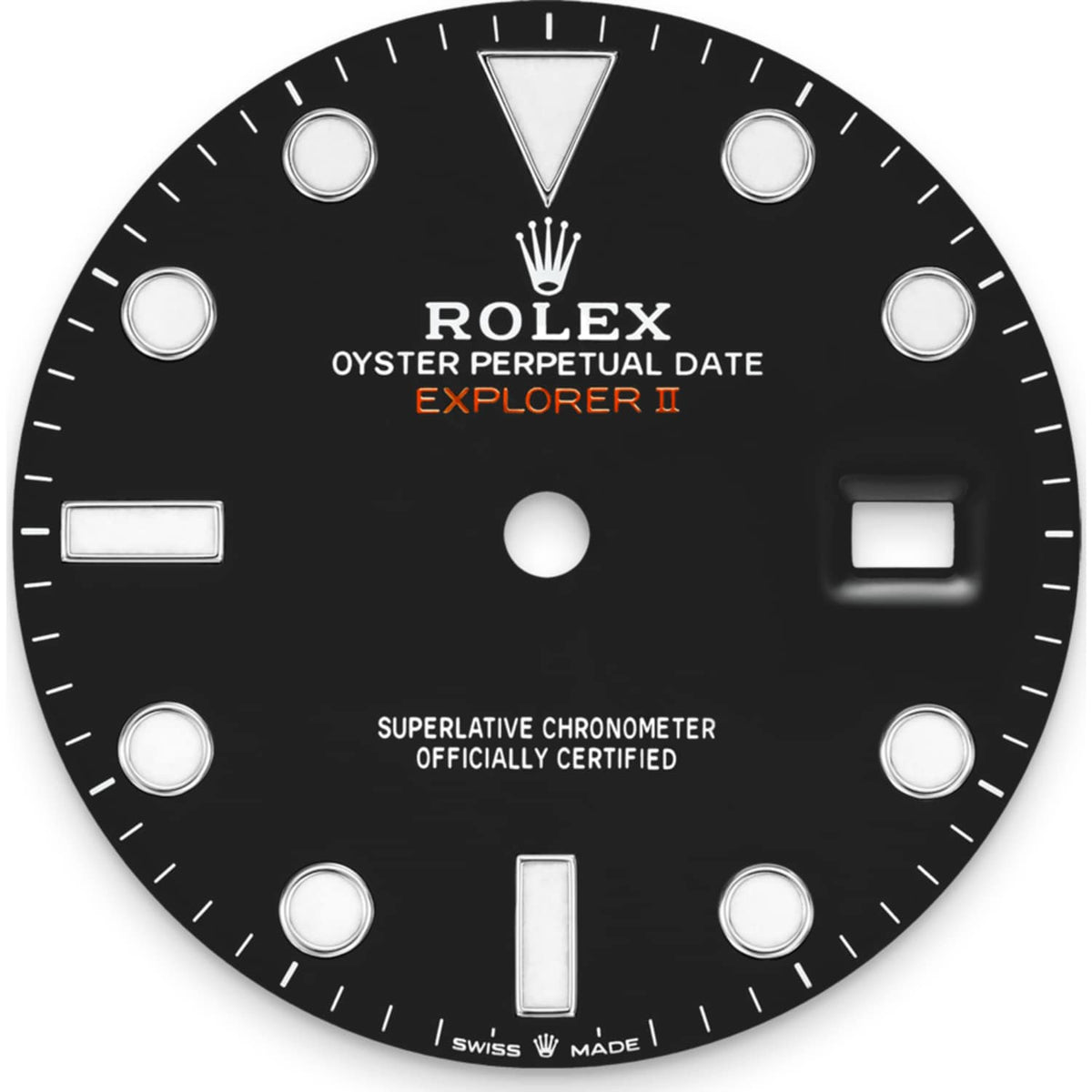 Rolex Explorer II 42mm men's mirror watch, black dial – view 2