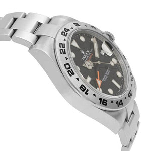 Rolex Explorer II 42mm men's mirror watch, black dial – view 4