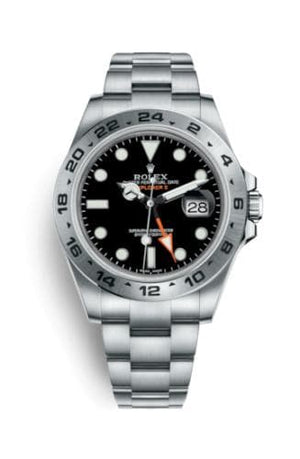 Rolex Explorer II 42mm men's mirror watch, black dial – view 8