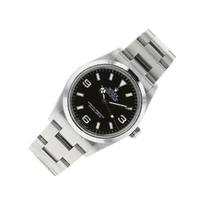 Rolex Explorer 40mm men's mirror watch, black dial – view 4