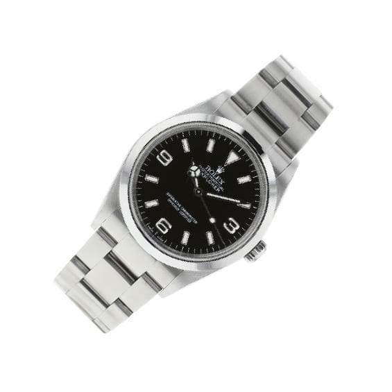 Rolex Explorer 40mm men's mirror watch, black dial – view 4