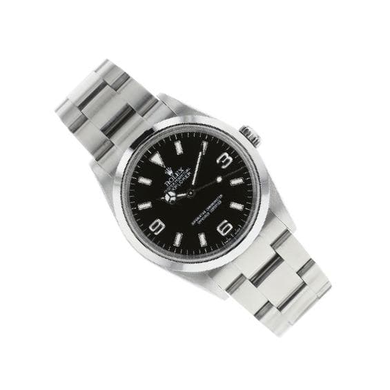 Rolex Explorer 40mm men's mirror watch, black dial – view 5