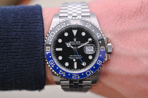Rolex GMT-Master II men's mirror watch, black dial – view 14