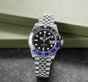 Rolex GMT-Master II men's mirror watch, black dial – view 6