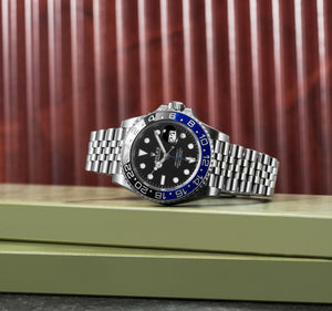 Rolex GMT-Master II men's mirror watch, black dial – view 7
