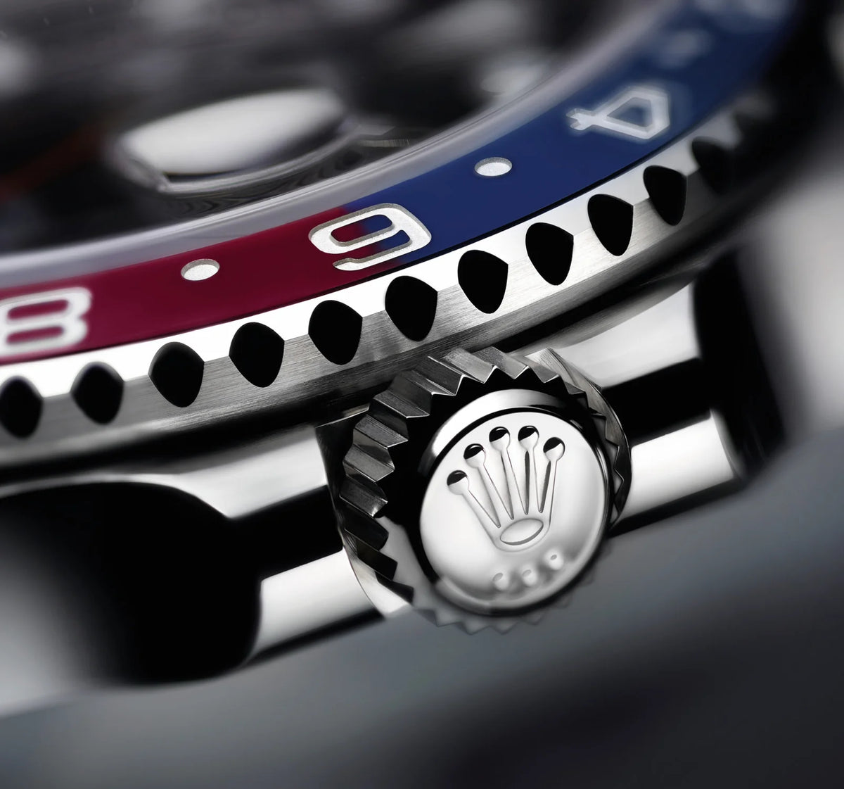 Rolex GMT-Master men's mirror watch, black dial – view 10