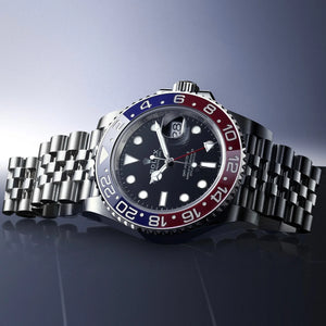 Rolex GMT-Master men's mirror watch, black dial – view 11