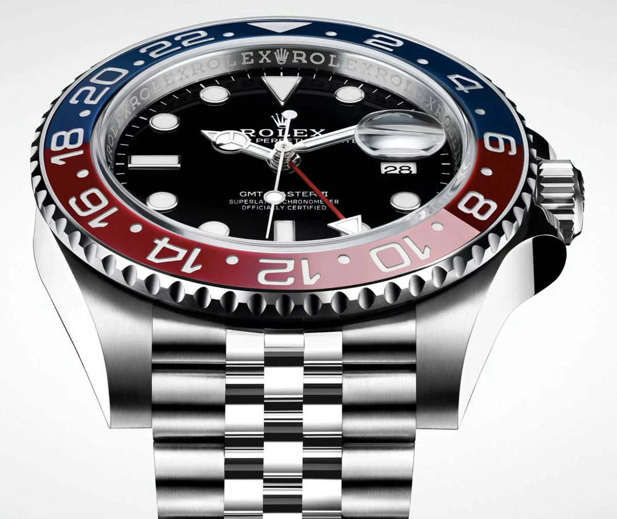 Rolex GMT-Master men's mirror watch, black dial – view 6