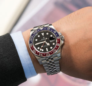 Rolex GMT-Master men's mirror watch, black dial – view 9