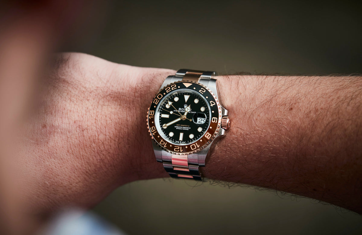 Rolex GMT-Master men's mirror watch, black dial – view 10