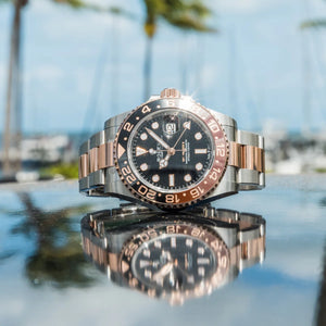 Rolex GMT-Master men's mirror watch, black dial – view 7