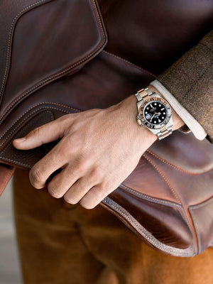 Rolex GMT-Master men's mirror watch, black dial – view 9