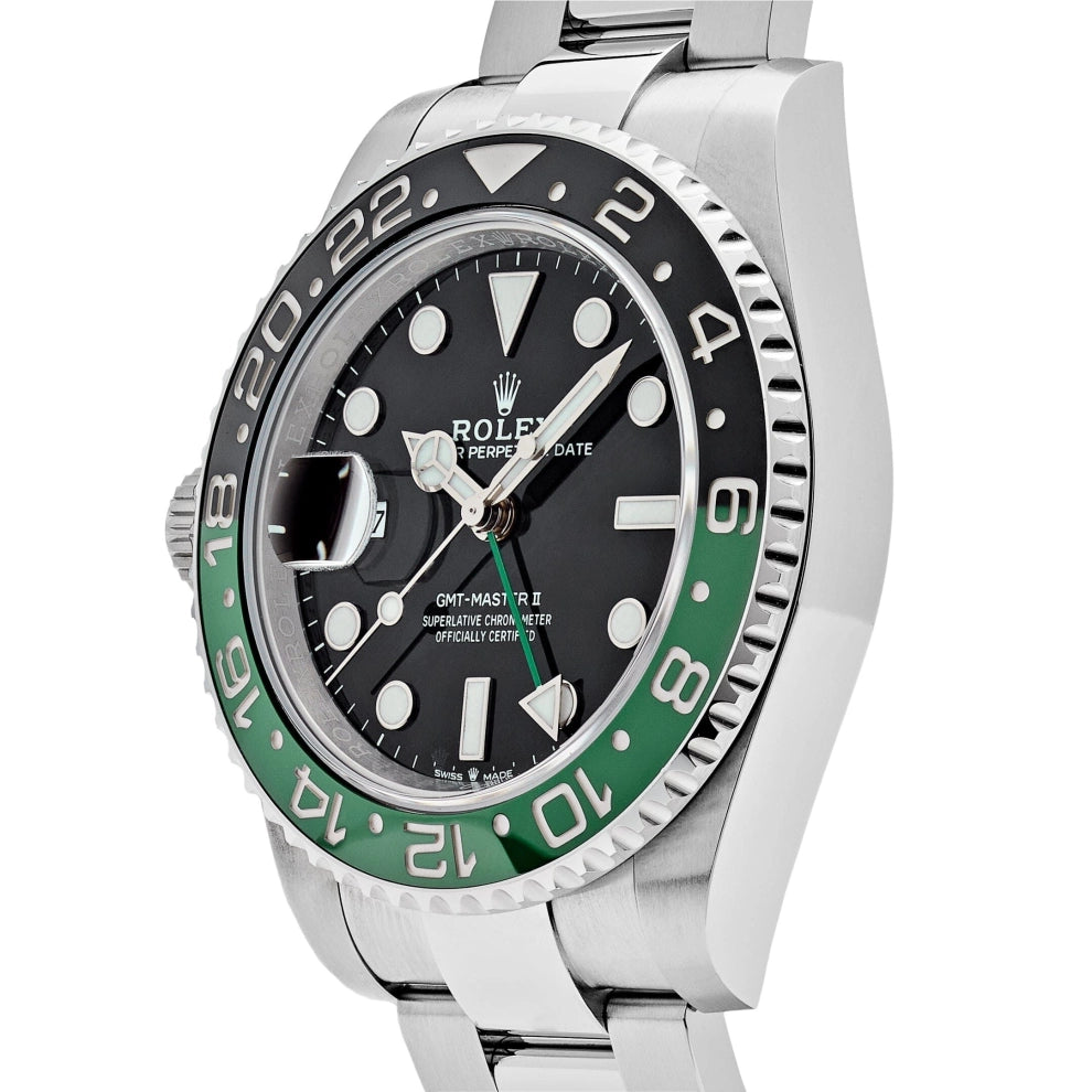 Rolex GMT-Master II men's mirror watch, black dial – view 7