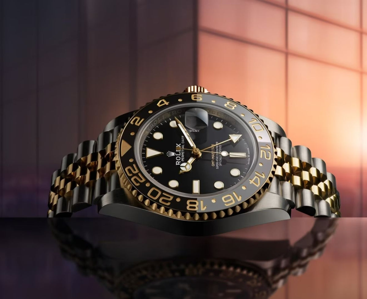 Rolex GMT-Master men's mirror watch, black dial – view 10