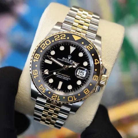 Rolex GMT-Master men's mirror watch, black dial – view 11