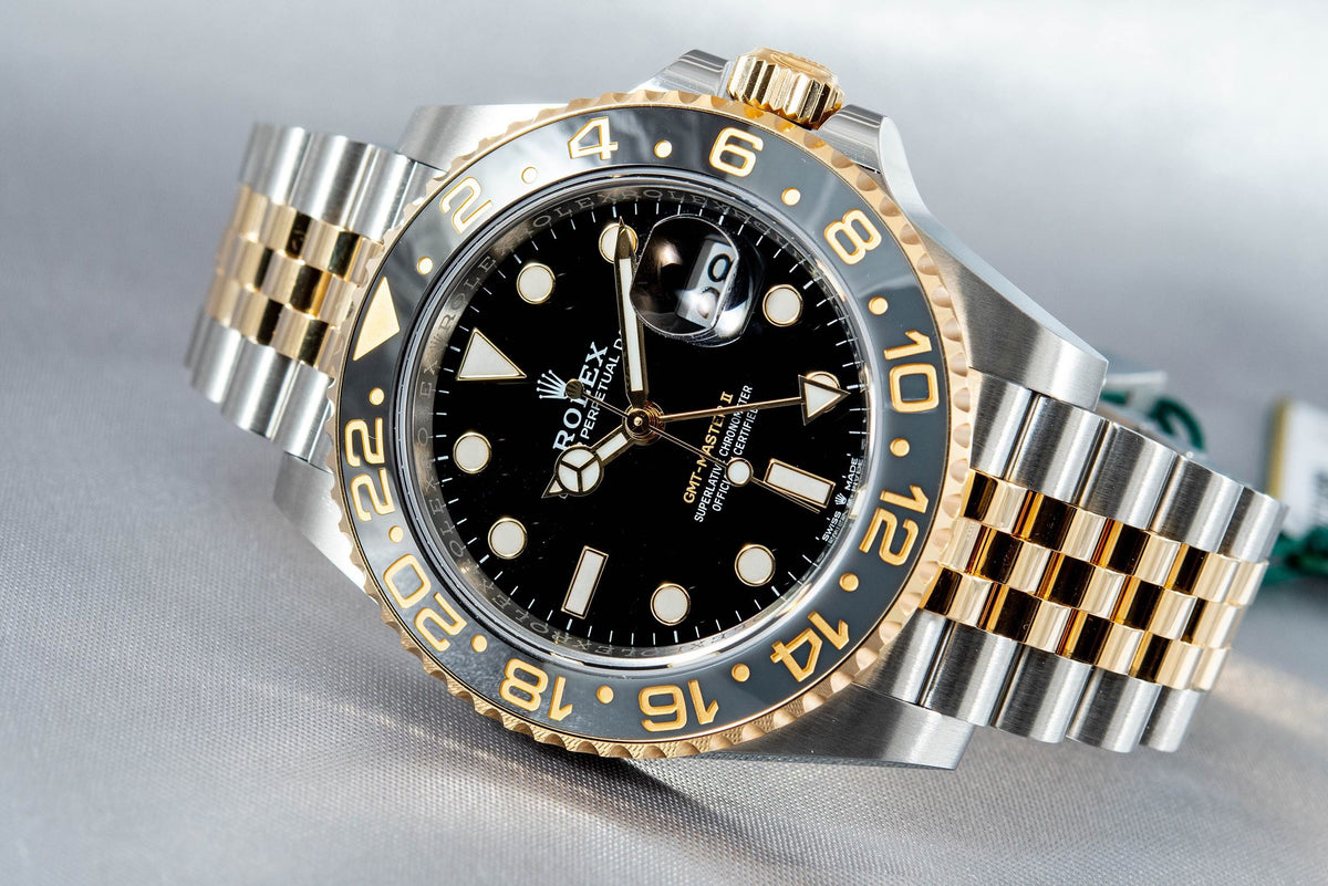 Rolex GMT-Master men's mirror watch, black dial – view 14