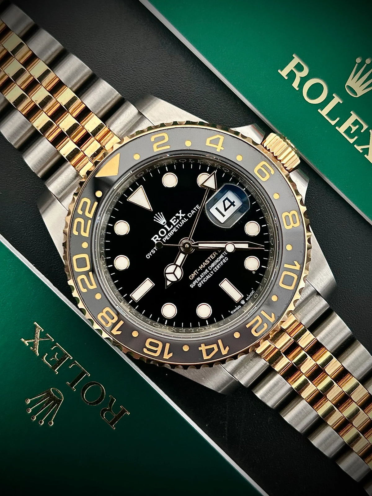 Rolex GMT-Master men's mirror watch, black dial – view 15