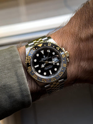 Rolex GMT-Master men's mirror watch, black dial – view 16