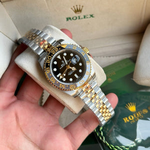 Rolex GMT-Master men's mirror watch, black dial – view 4