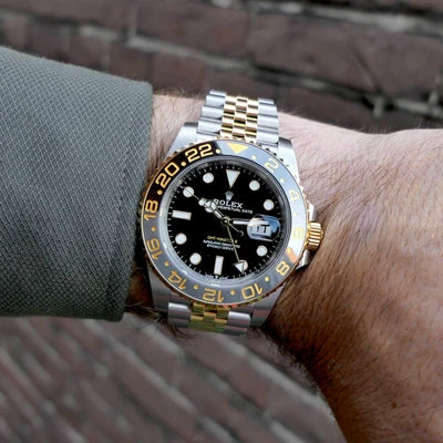 Rolex GMT-Master men's mirror watch, black dial – view 9