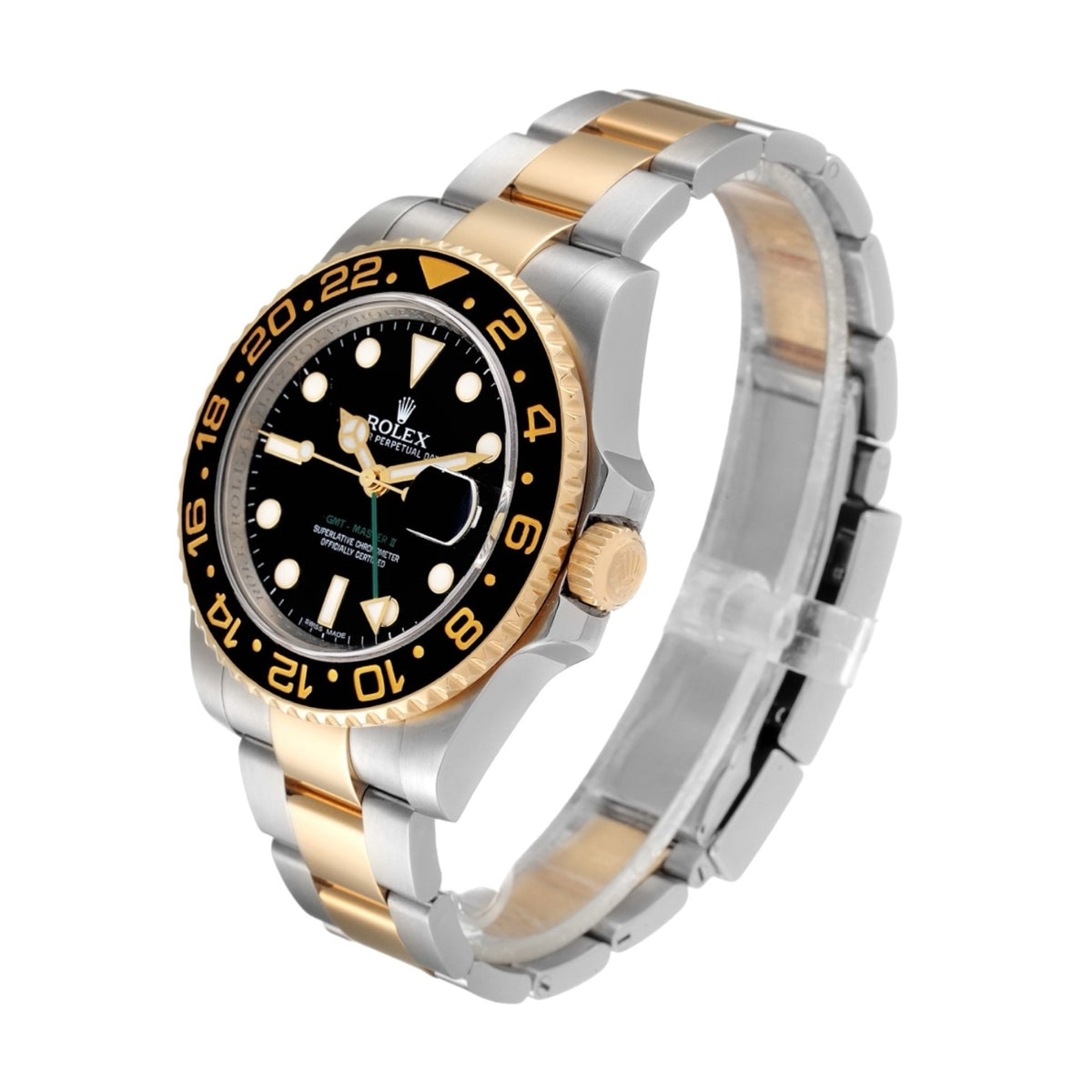 Rolex GMT-Master men's mirror watch, black dial – view 2