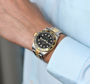 Rolex GMT-Master men's mirror watch, black dial – view 5