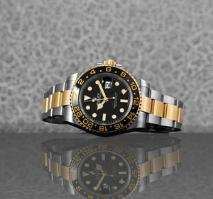 Rolex GMT-Master men's mirror watch, black dial – view 6
