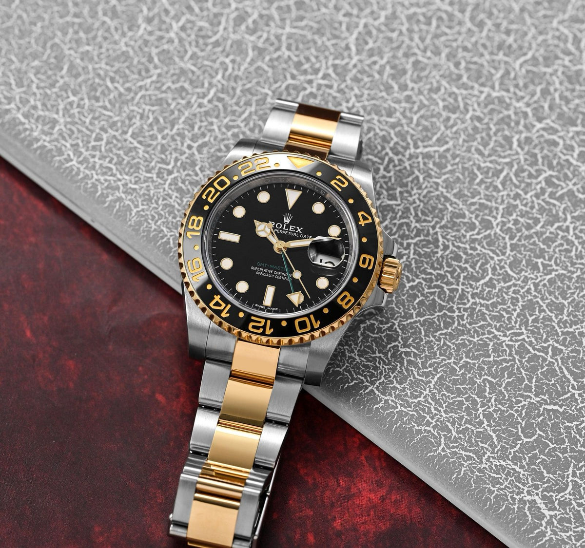 Rolex GMT-Master men's mirror watch, black dial – view 7