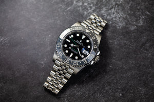 Rolex GMT-Master II men's mirror watch, black dial – view 4