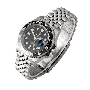 Rolex GMT-Master II men's mirror watch, black dial – view 8
