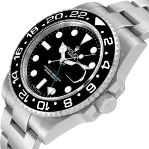 Rolex GMT-Master II men's mirror watch, black dial – view 5